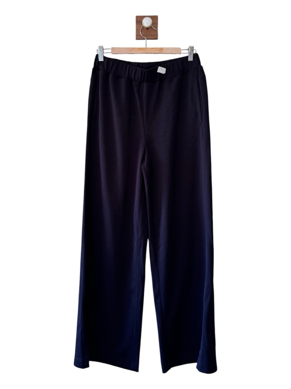 NWT TRAJ3CTORY High-Rise Wide Leg Pants in Black - Size S